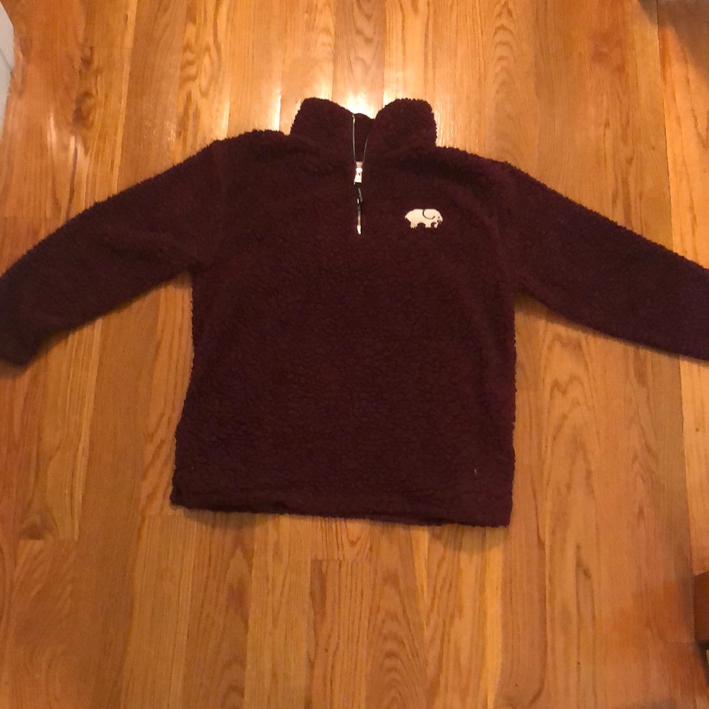 Womens maroon Ivory Ella sweatshirt
